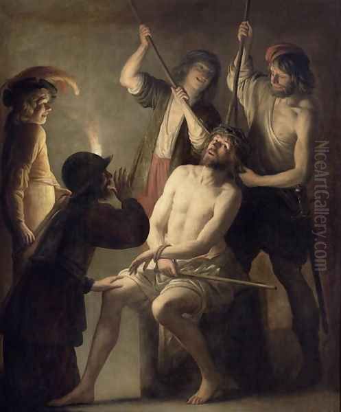 The Crowning with Thorns Oil Painting by Jan Janssens