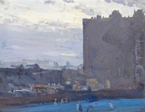 The Thames, London Oil Painting by Arthur Streeton