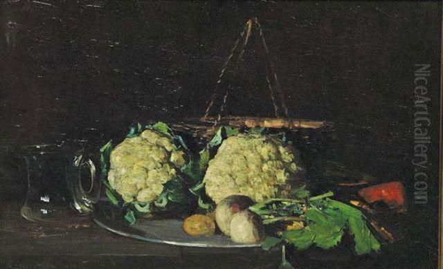 Vegetables 1925 Oil Painting by Arthur Streeton