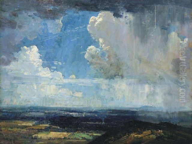 The Cloud 1936 Oil Painting by Arthur Streeton