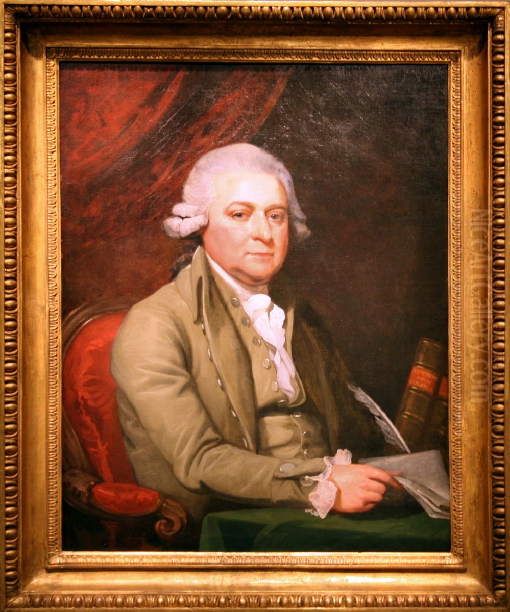 John Adams Oil Painting by Mather Brown