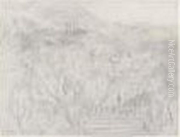 Vence, 1920-1923 Oil Painting by Raoul Dufy