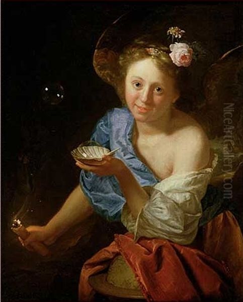Allegory of Fortune Oil Painting by Godfried Schalcken