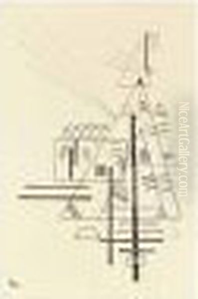 Untitled Oil Painting by Wassily Kandinsky