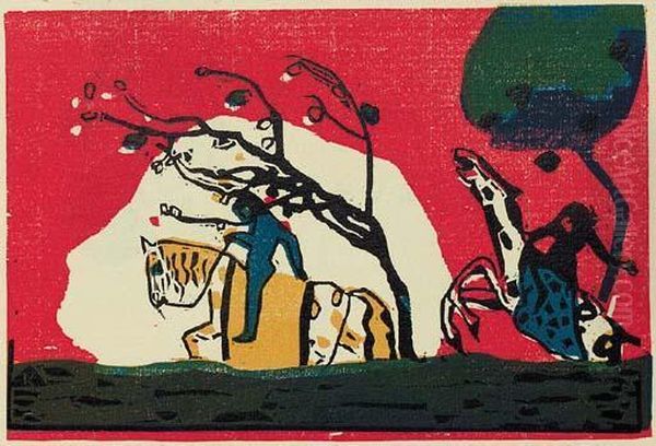 Klange, Munich, R. Piper And Co. Oil Painting by Wassily Kandinsky