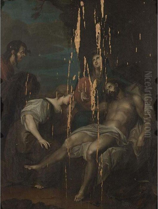The Lamentation Oil Painting by Sir Anthony Van Dyck