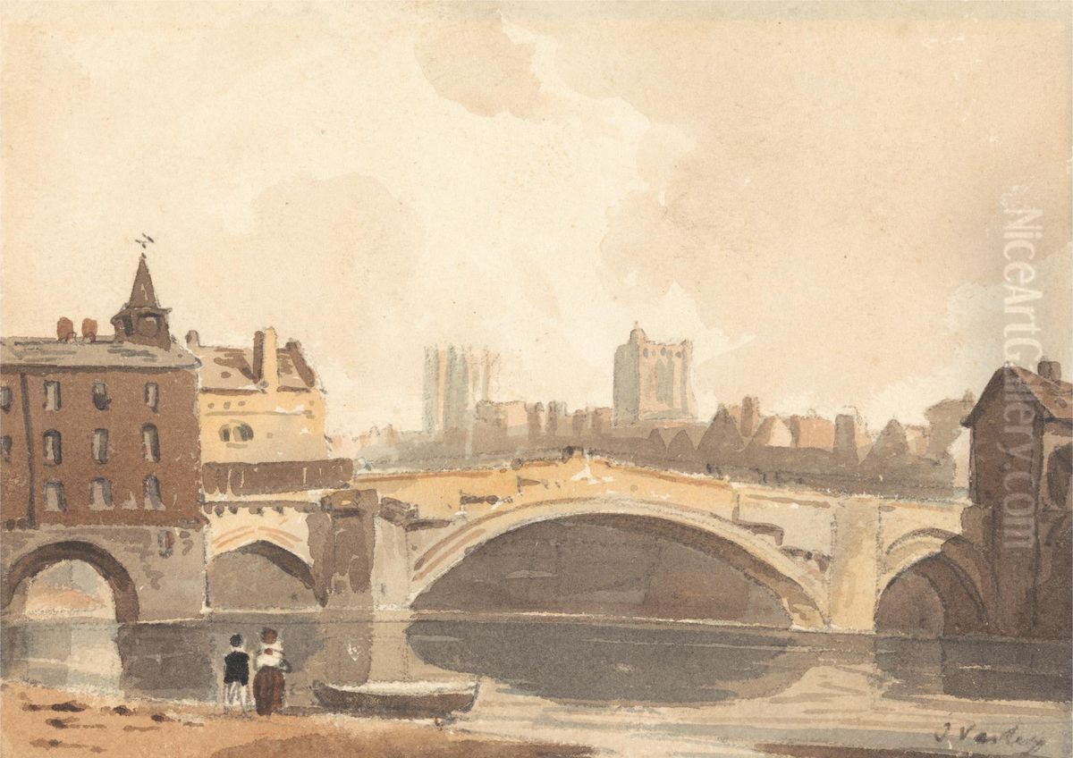 View Of York Oil Painting by John Varley