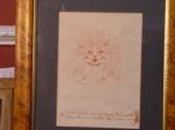 Those With Feelings Wondrous Kind Can Love Withkittens Even Blind Oil Painting by Louis Wain