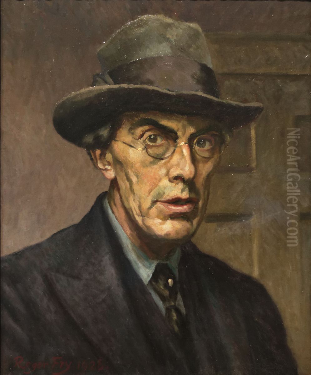 Self Portrait Oil Painting by Roger Fry