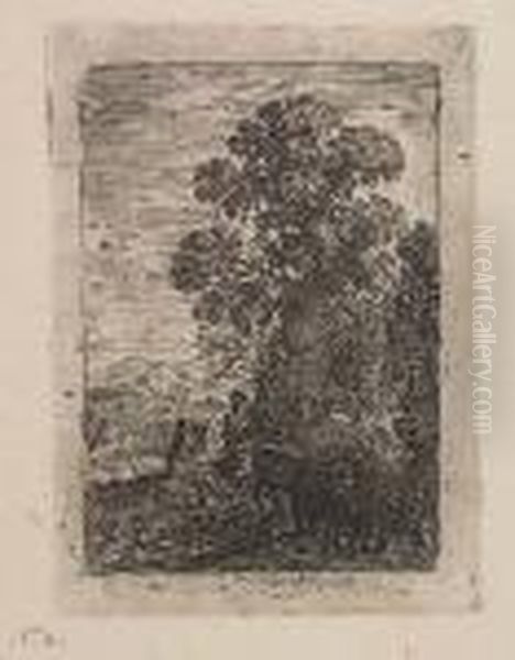 Le Patre Et La Bergere Oil Painting by Claude Lorrain (Claude Gellee)