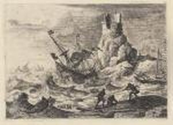 Le Naufrage Oil Painting by Claude Lorrain (Claude Gellee)