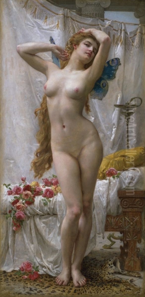 The Awakening Of Psyche Oil Painting by Guillaume Seignac