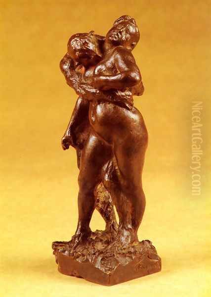 Nymf Och Faun Oil Painting by Anders Zorn