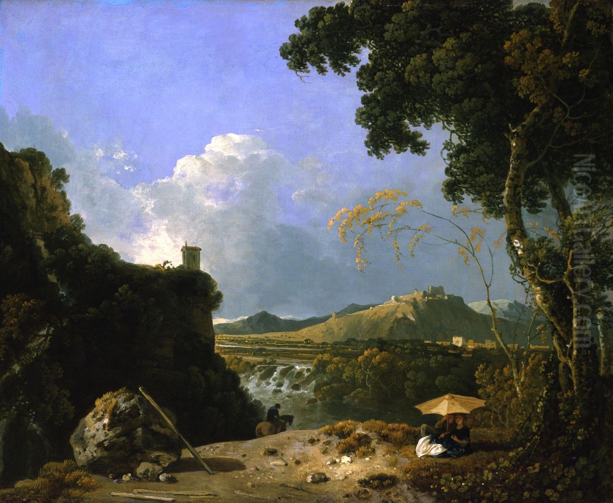 The White Monk Oil Painting by Richard Wilson