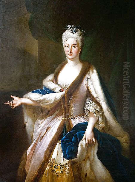 Portrait of Marianna Lubomirska Oil Painting by Anonymous Artist