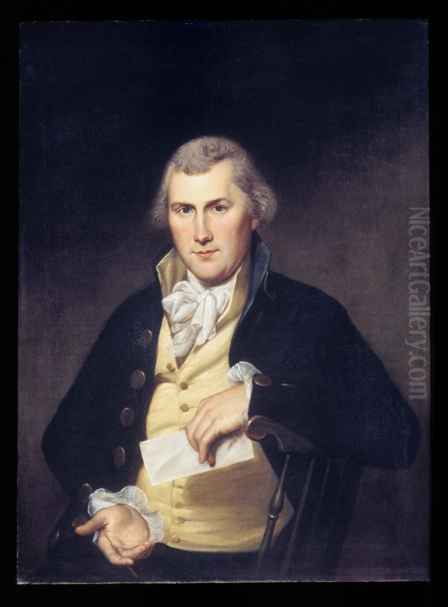 Elie Williams Oil Painting by Charles Willson Peale