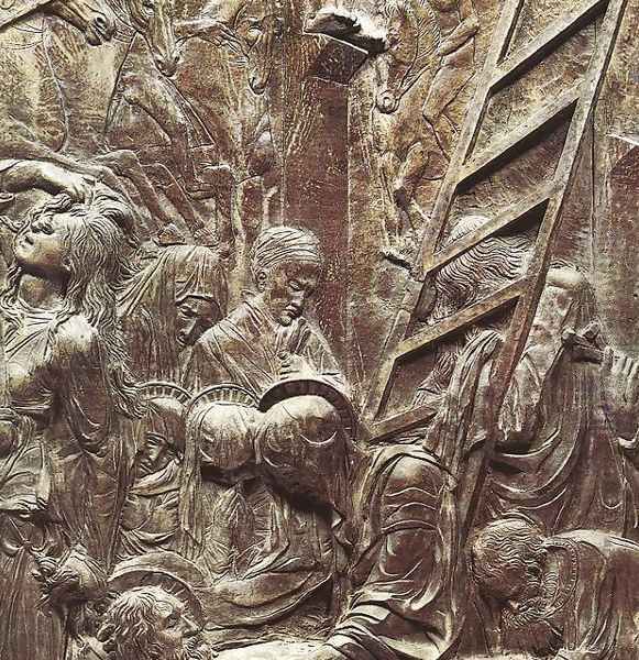 Deposition Oil Painting by Donatello (Donato di Niccolo)