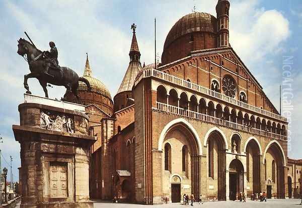 Equestrian Statue of Gattamelata Oil Painting by Donatello (Donato di Niccolo)