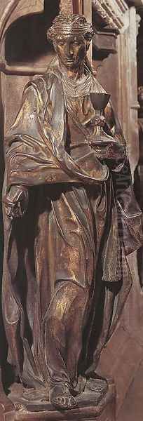 Faith Oil Painting by Donatello (Donato di Niccolo)