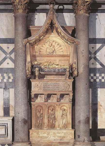 Full view Oil Painting by Donatello (Donato di Niccolo)