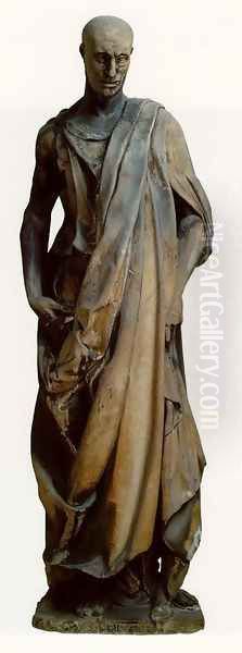 Prophet Habakkuk Oil Painting by Donatello (Donato di Niccolo)
