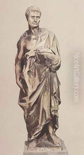 Prophet Jeremiah Oil Painting by Donatello (Donato di Niccolo)