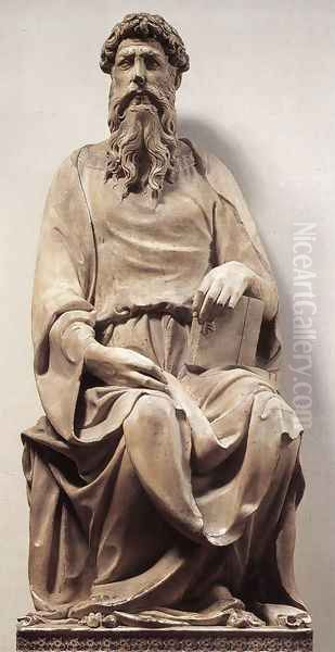 St John the Evangelist Oil Painting by Donatello (Donato di Niccolo)