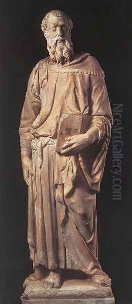 St Mark I Oil Painting by Donatello (Donato di Niccolo)