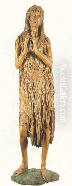 St Mary Magdalen Oil Painting by Donatello (Donato di Niccolo)