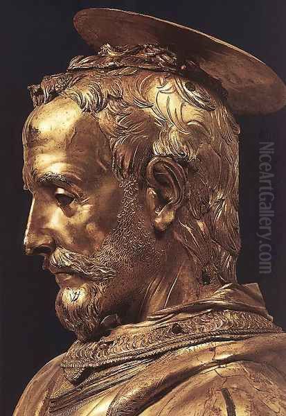 St Rossore - detail Oil Painting by Donatello (Donato di Niccolo)