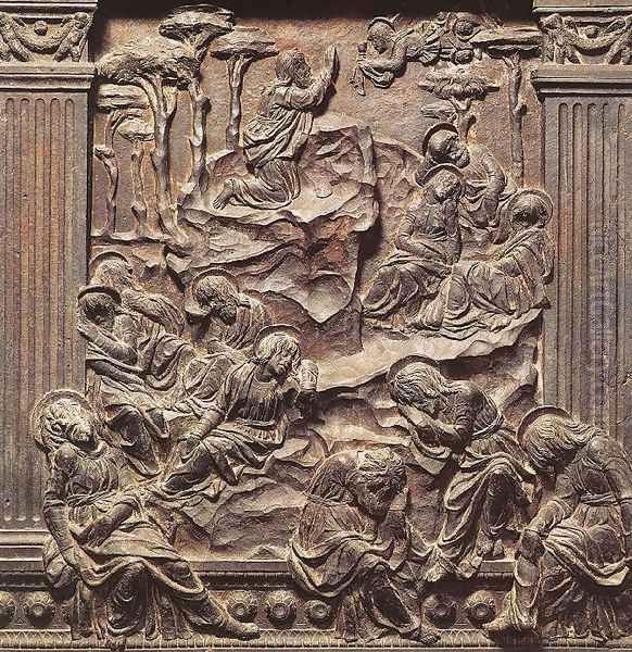 The Agony in the Garden Oil Painting by Donatello (Donato di Niccolo)