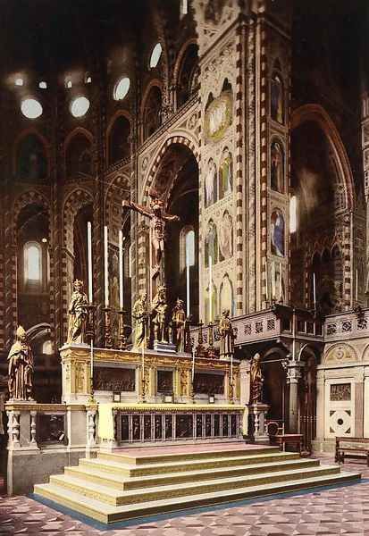 The High Altar of St Anthony Oil Painting by Donatello (Donato di Niccolo)