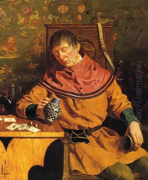 Portrait of Bardolph Oil Painting by Henry Stacy Marks