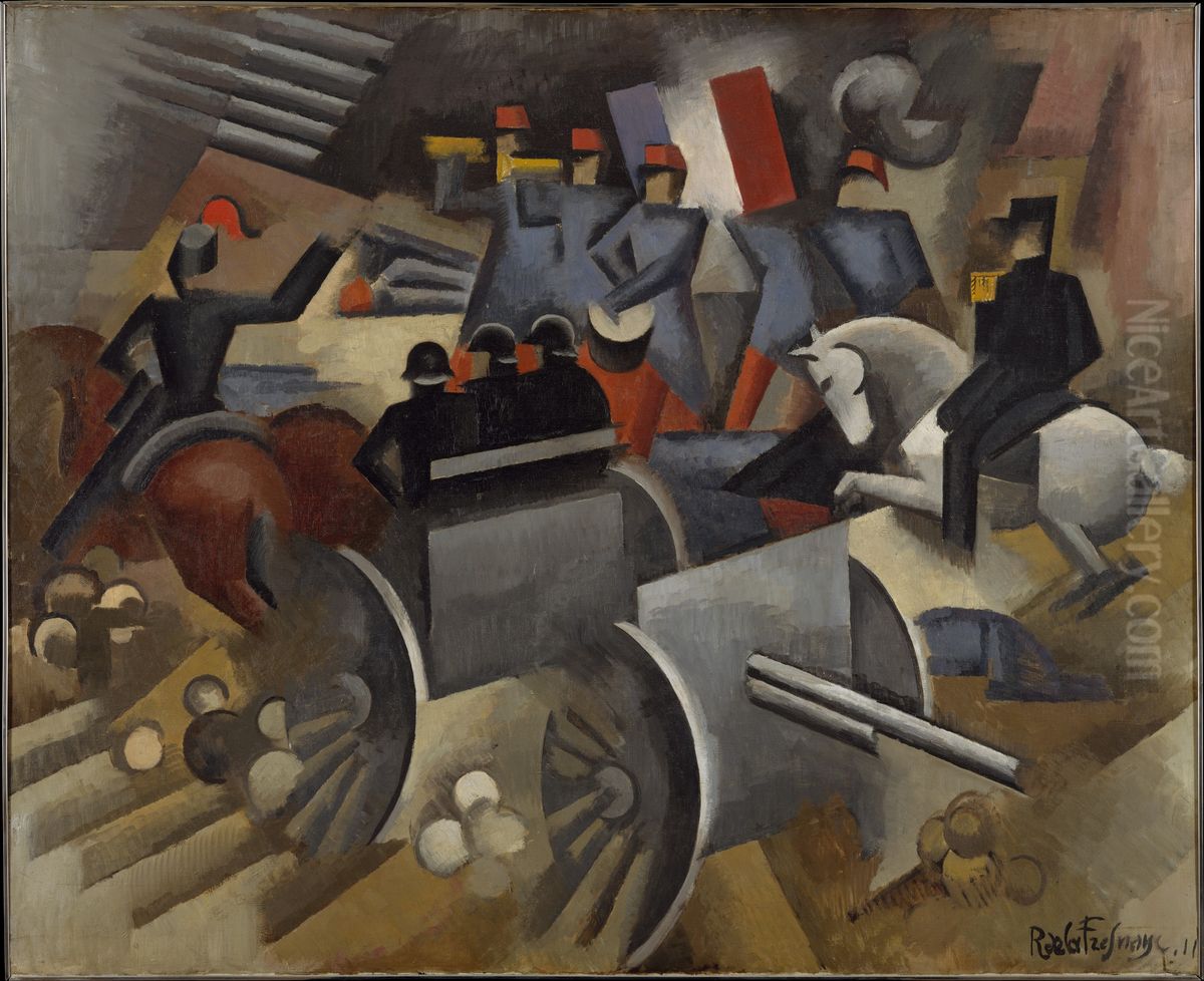 Artillery Oil Painting by Roger de La Fresnaye