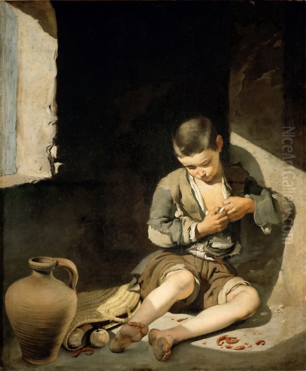 The Young Beggar Oil Painting by Bartolome Esteban Murillo