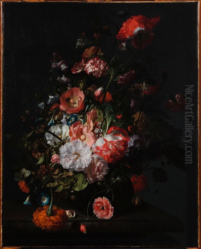Flower Still Life Oil Painting by Rachel Ruysch