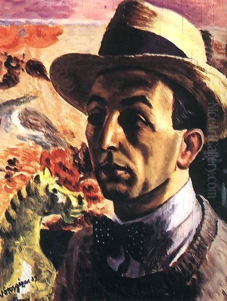 Self-portrait 1939 Oil Painting by George Loftus Noyes