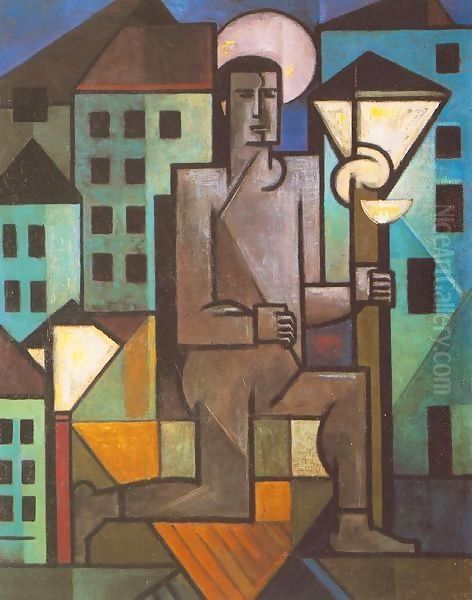 Lamp Lighter 1921 Oil Painting by Piere-Paul Prudhon