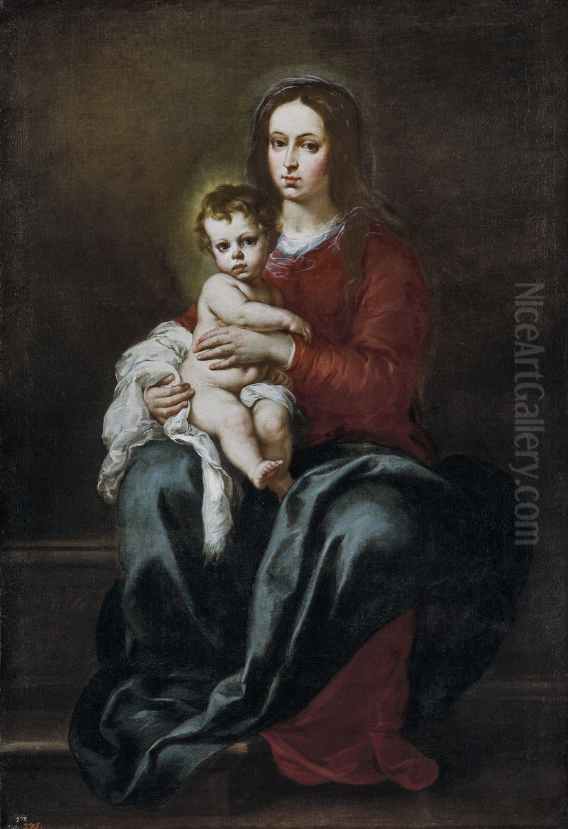 The Virgin and Child Oil Painting by Bartolome Esteban Murillo