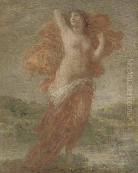 Aurora Oil Painting by Ignace Henri Jean Fantin-Latour