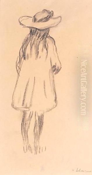 Petite Fille Au Chapeau Oil Painting by Henri Lebasque