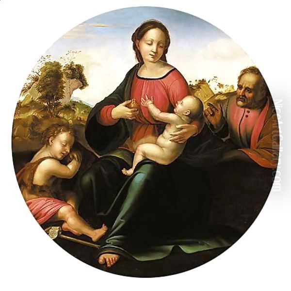 Madonna Del Cardellino Oil Painting by Raphael