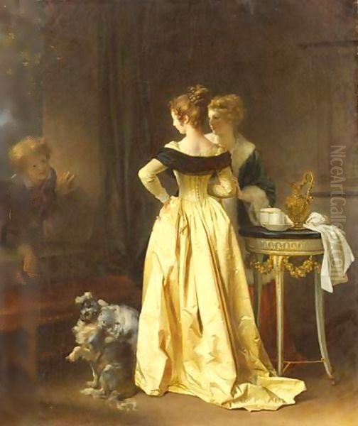 Le Bouquet Oil Painting by Marguerite Gerard