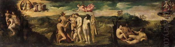 The Judgement Of Paris Oil Painting by Raphael