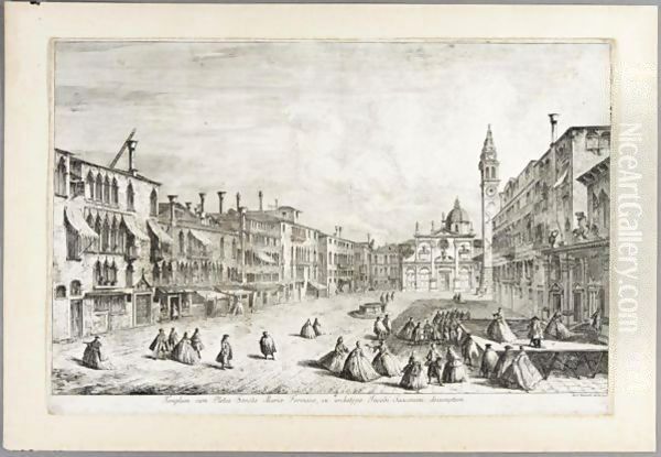 Campo Santa Maria Formosa Oil Painting by Jacob More