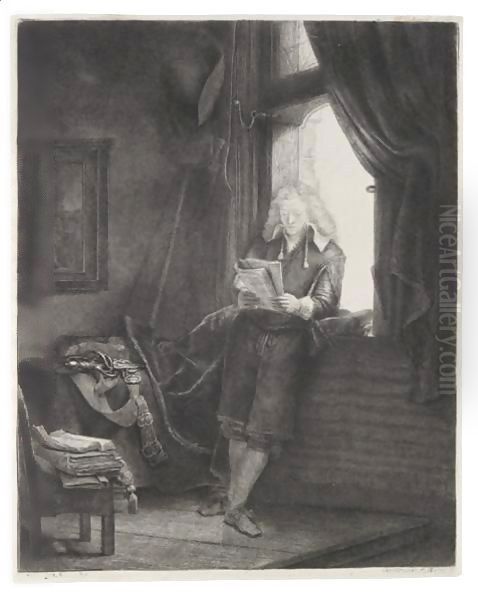 Jan Six Oil Painting by Harmenszoon van Rijn Rembrandt
