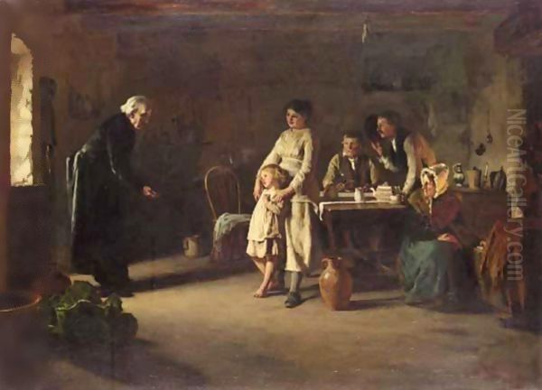 The Magic Trick Oil Painting by Howard Helmick