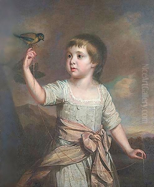 Portrait Of Miss Maria Margaret Craven Oil Painting by Thomas Beach