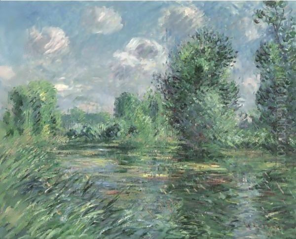 Etang A Muid, Eure Oil Painting by Gustave Loiseau