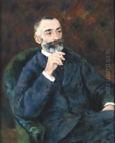Portrait De Paul Berard Oil Painting by Pierre Auguste Renoir
